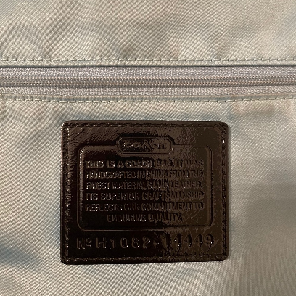 COACH satin shoulder bag - Picture 2 of 5